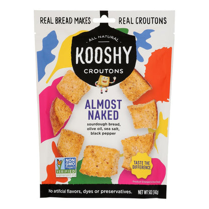 Kooshy Croutons - Almost Naked | 5 Oz | 6-Pack