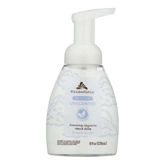 Essentials Foaming Hand Soap - Unscented, Gentle on Hands - 8 Fl. Oz.