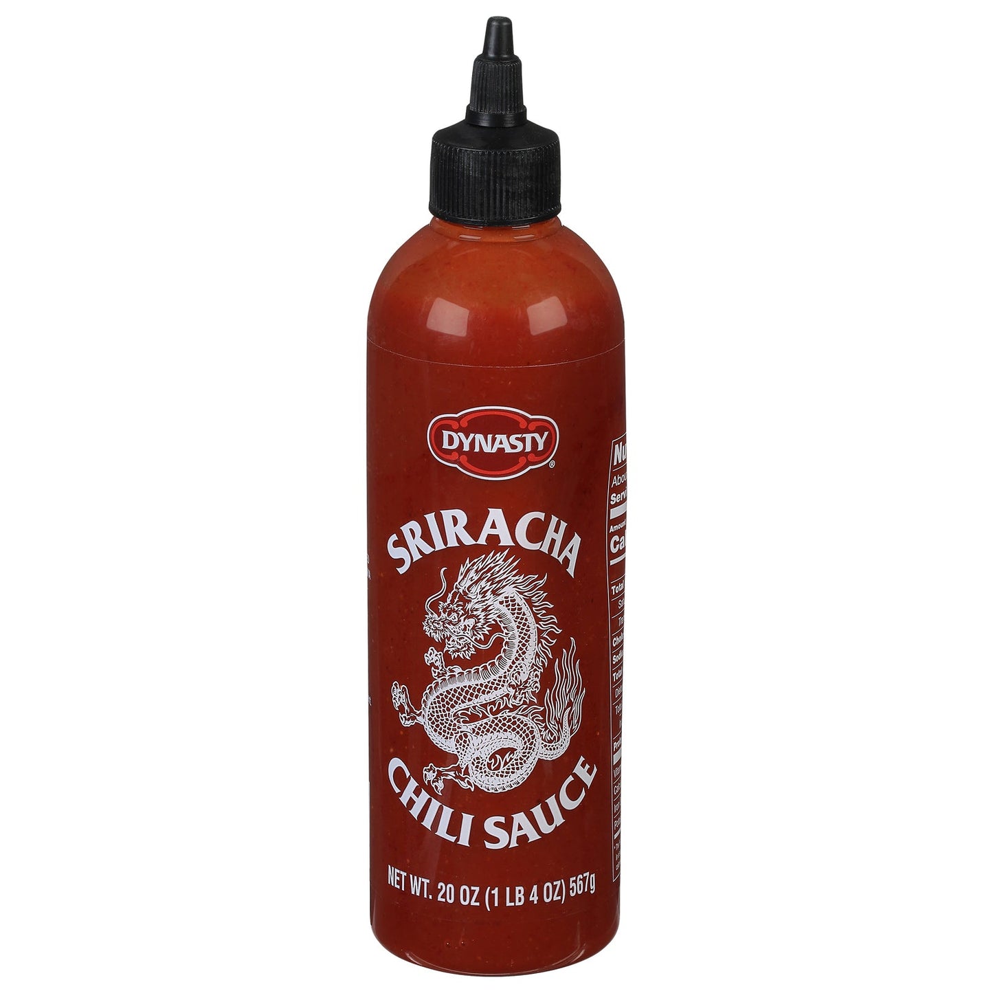 Dynasty Sriracha Chili Sauce - Case of 12 - 20 Oz Bottles