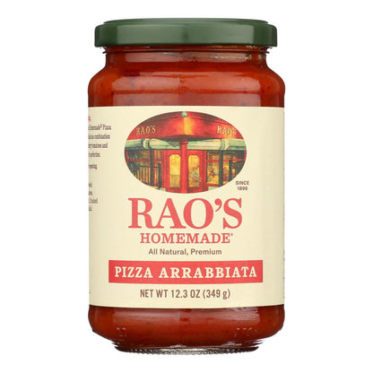 Rao's Arrabbiata Pizza Sauce, 12.3 Oz., Case of 6 – Authentic Italian, Spicy, Gluten-Free, Non-GMO