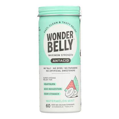 Wonder Belly Antacids Watermelon Mint - 4x 60-Count (Packaging May Vary)