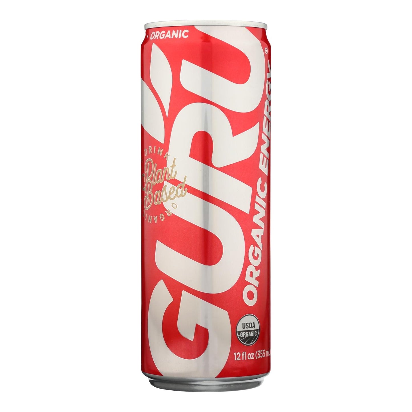 Guru Energy Drink - Original Organic Energy Boost, 12 fl oz, Case of 24
