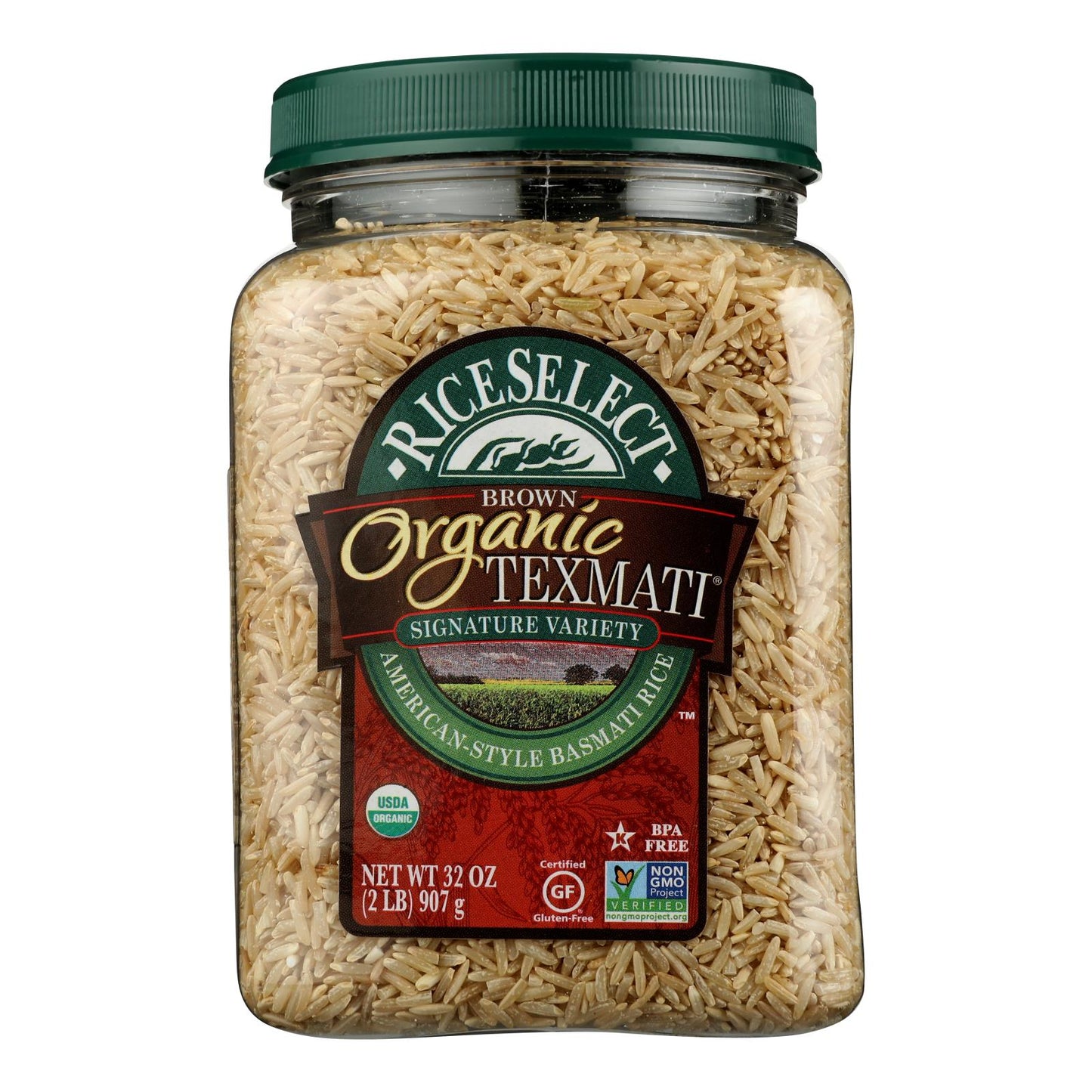 Rice Select Organic Texmati Brown Rice - 4-Pack, 32 Ounce