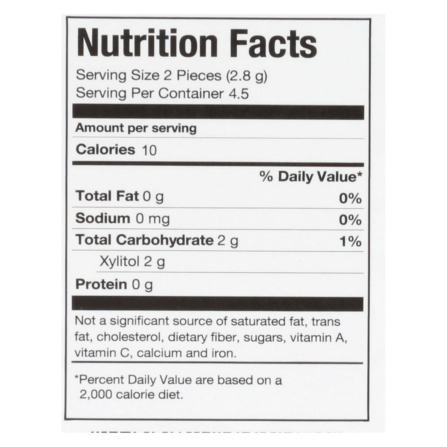 Pur Gum Chocolate Mint, 108-Count (Case of 12)