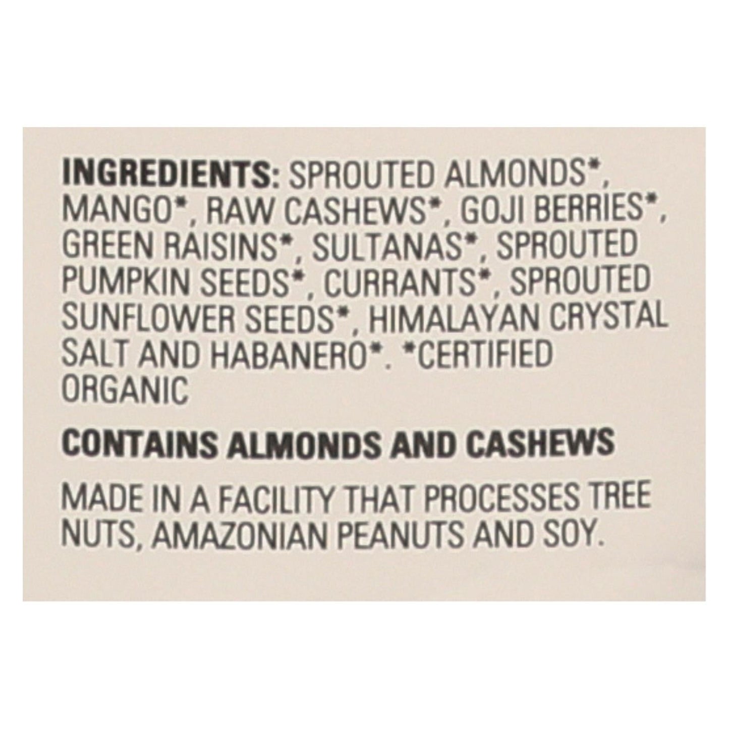 Living Intentions Trail Mix, Mango Goji Fire - 7 Oz, Pack of 6