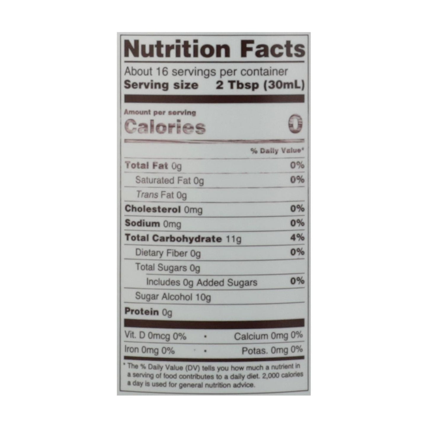 Lakanto Monkfruit Sweetener Simple Syrup Caramel (Pack of 8) 16.5 Oz