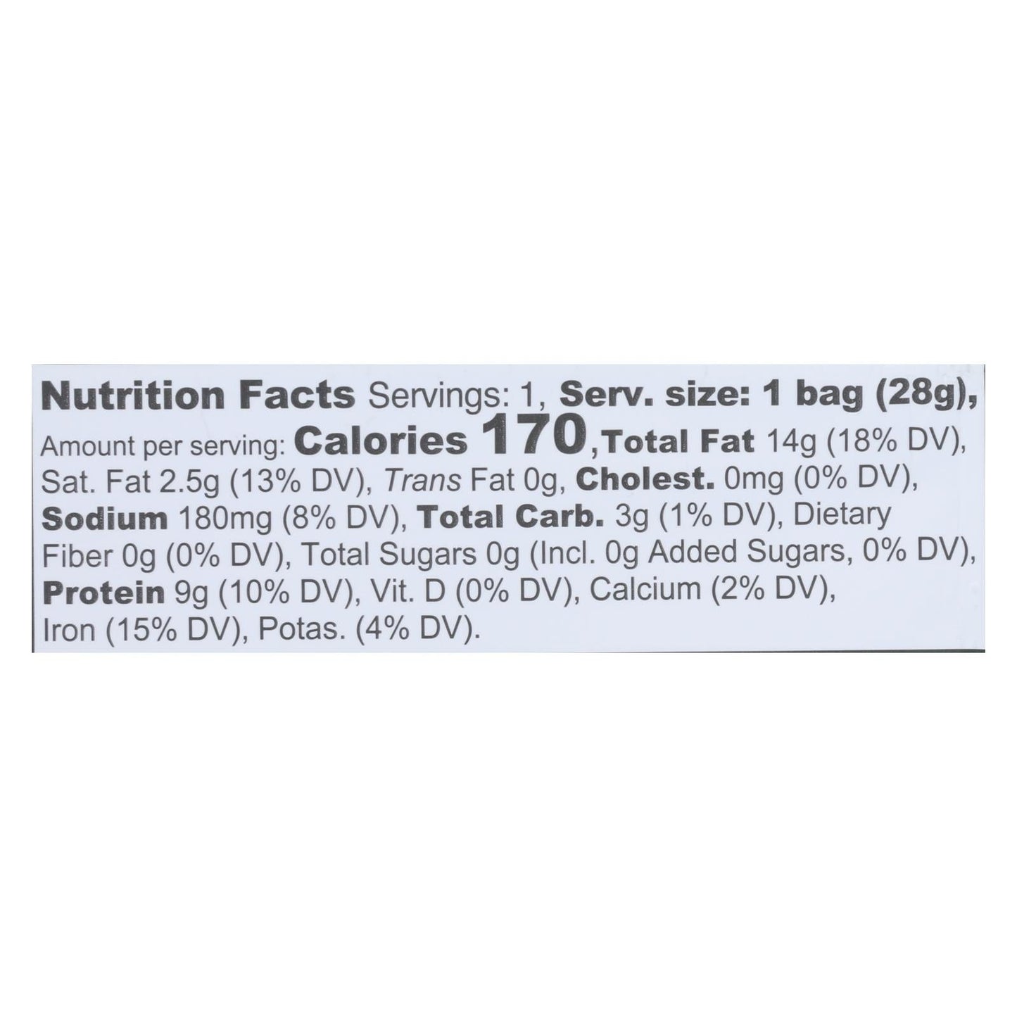 Go Raw Sea Salt Sprinkled Seed Pumpkin - 1 Oz - Case of 12