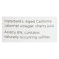 O Olive Oil  Cabernet Wine Vinegar  Pack of 6, 10.1 Fl Oz