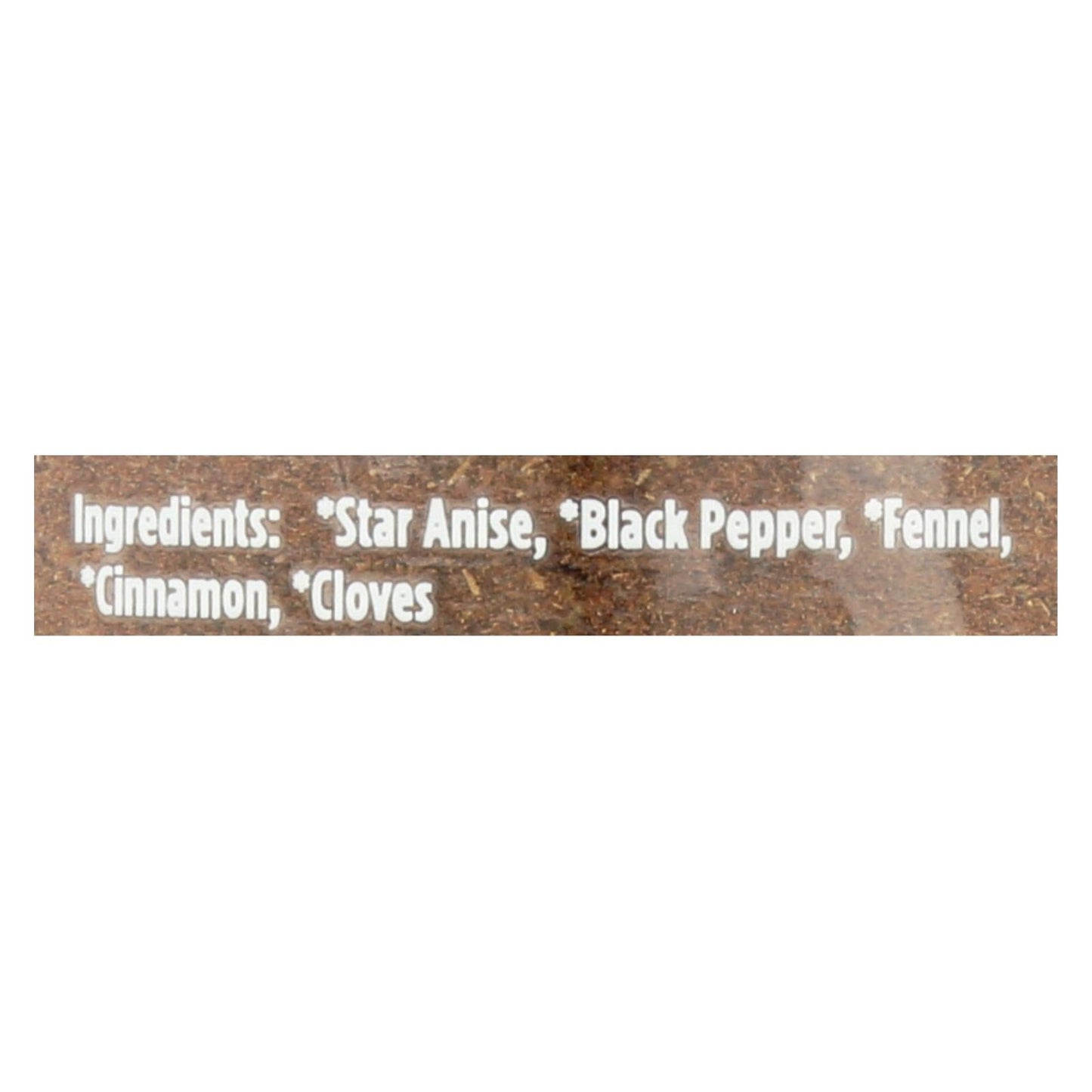 Spicely Organics Chinese Five Spice, Organic - 1.8 Oz. (Pack of 3)