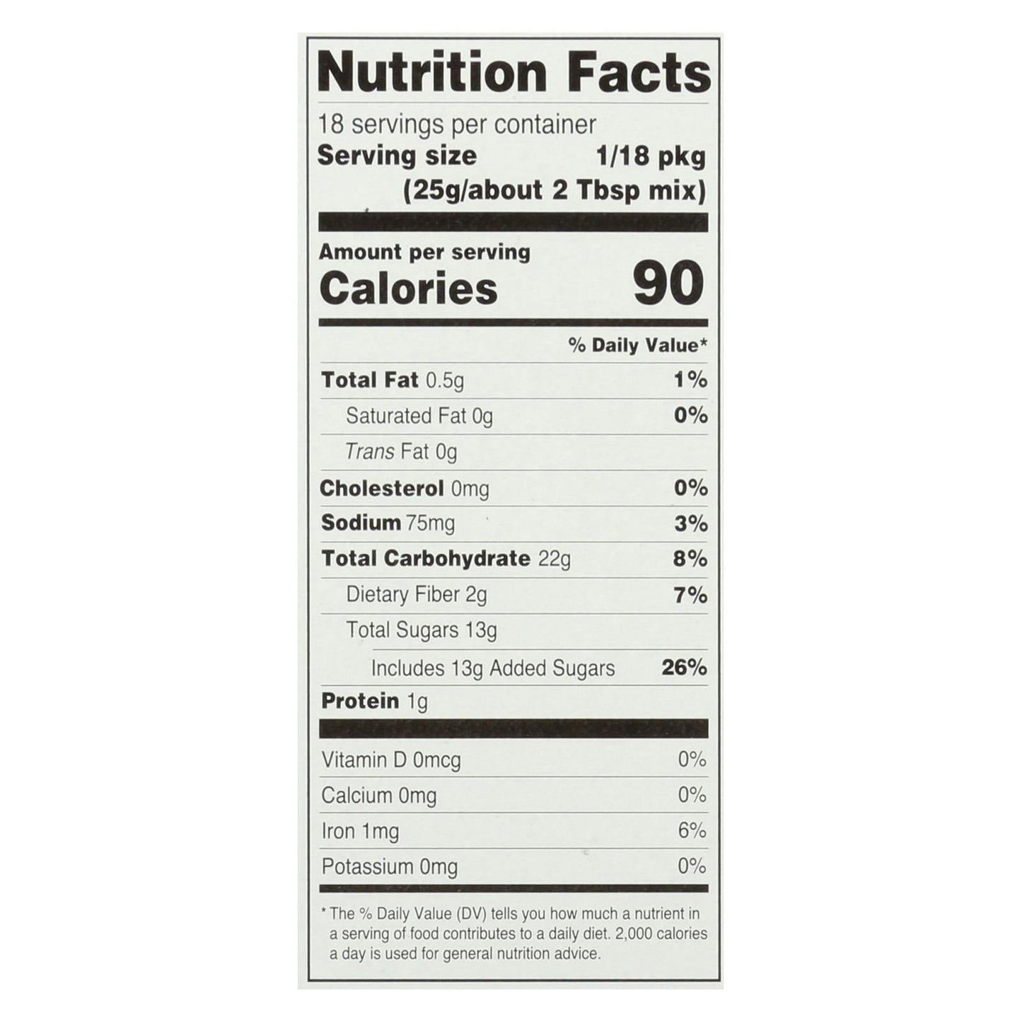 Namaste Foods Gluten-Free Dark Chocolate Brownie Mix, 6-Pack (16 Oz Each)