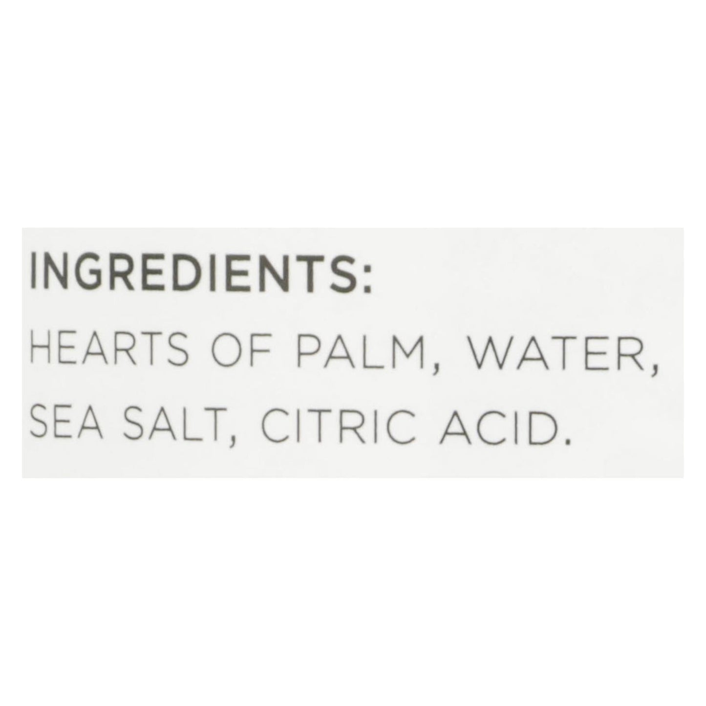 Delallo Sliced Hearts of Palm Salad Cut, Pack of 12, 14.1 Oz