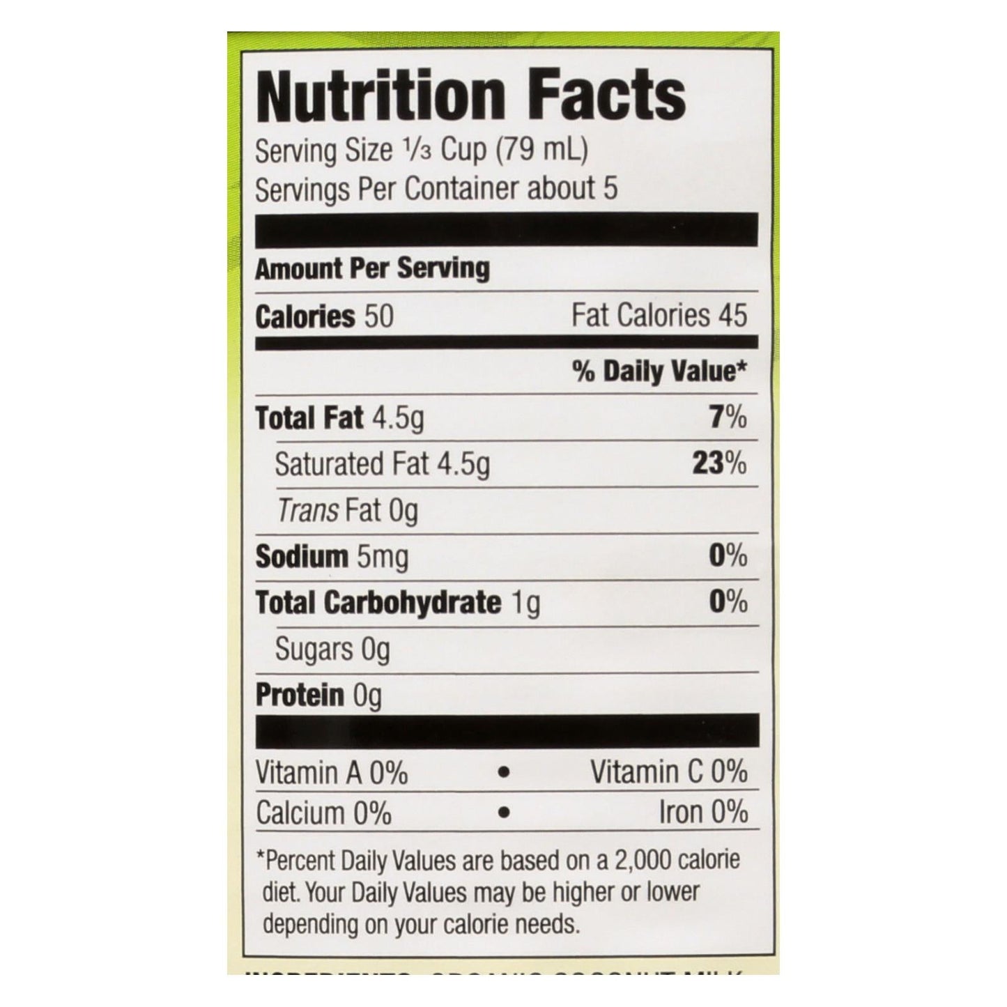 Ka-me Lite Coconut Milk, 13.5 Fl Oz, Pack of 12