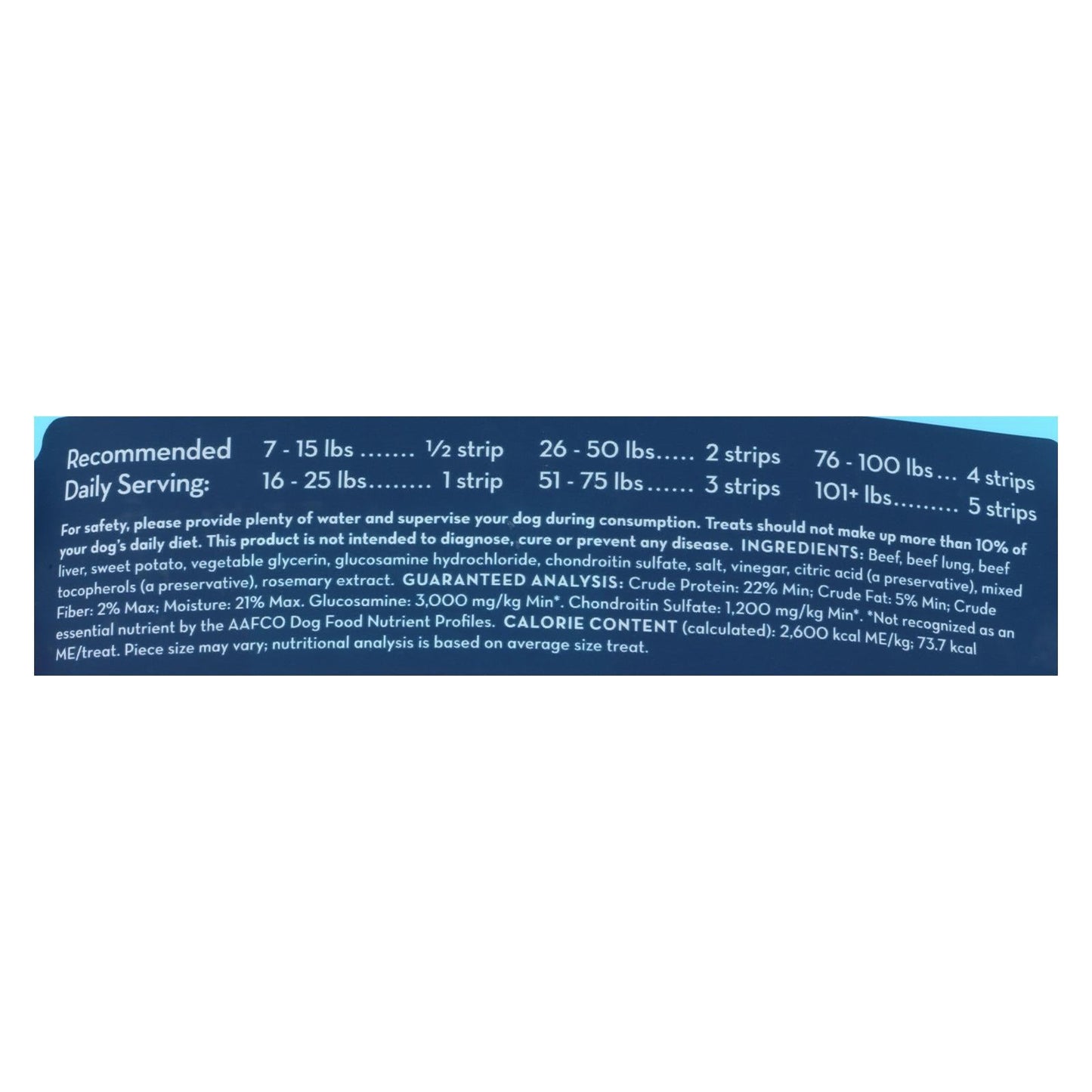 Bixbi Hip & Joint Beef Jerky Supports (6-5Oz Packs)
