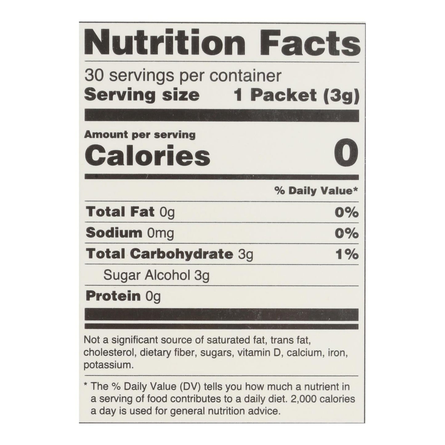 Lakanto Zero-Calorie Monk Fruit Sweetener Sticks - 8 Pack, 30 Count - 3.17 Oz.