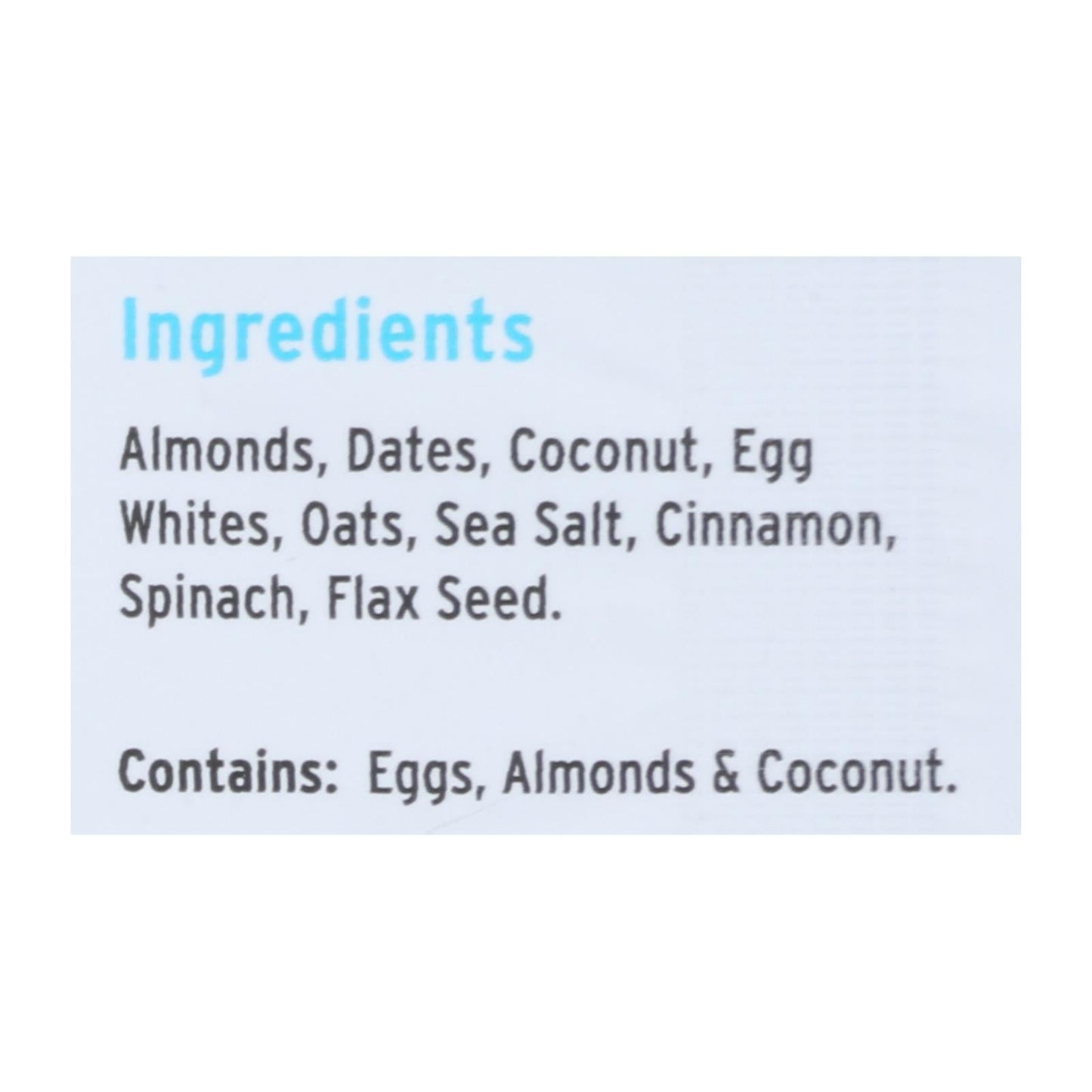Sans Protein Bar, Coconut Almond Butter, 3oz, Pack of 12