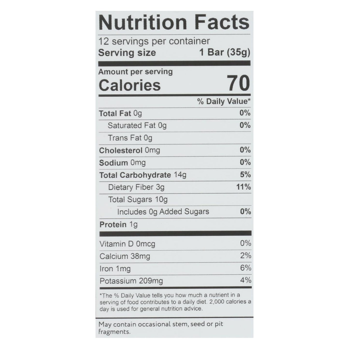 That's It Apple & Fig Fruit Bar - 1.2 Oz - Pack of 12