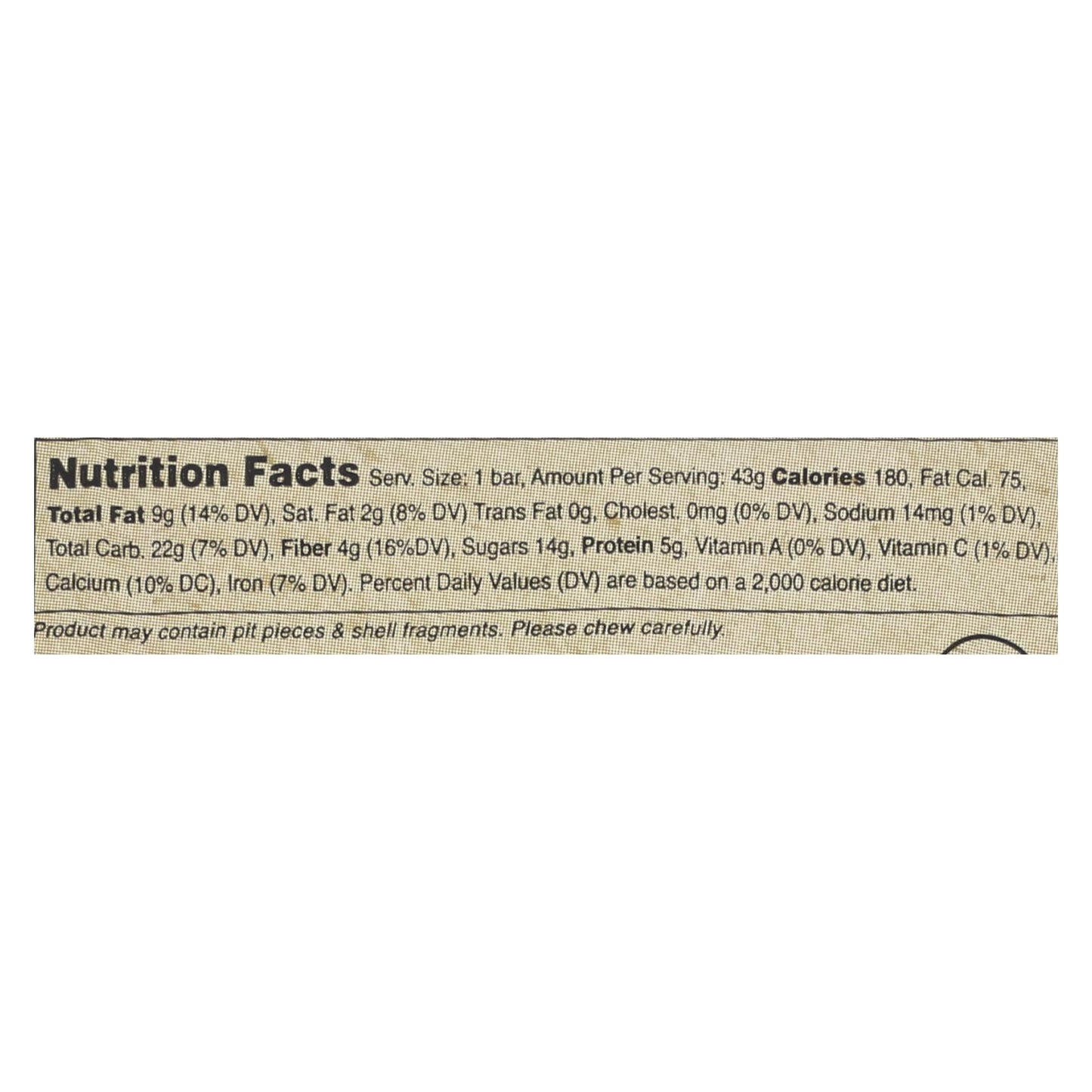 Bearded Brothers - Energy Bar - Mega Maca Chocolate - Case Of 12 - 1.52 Oz.