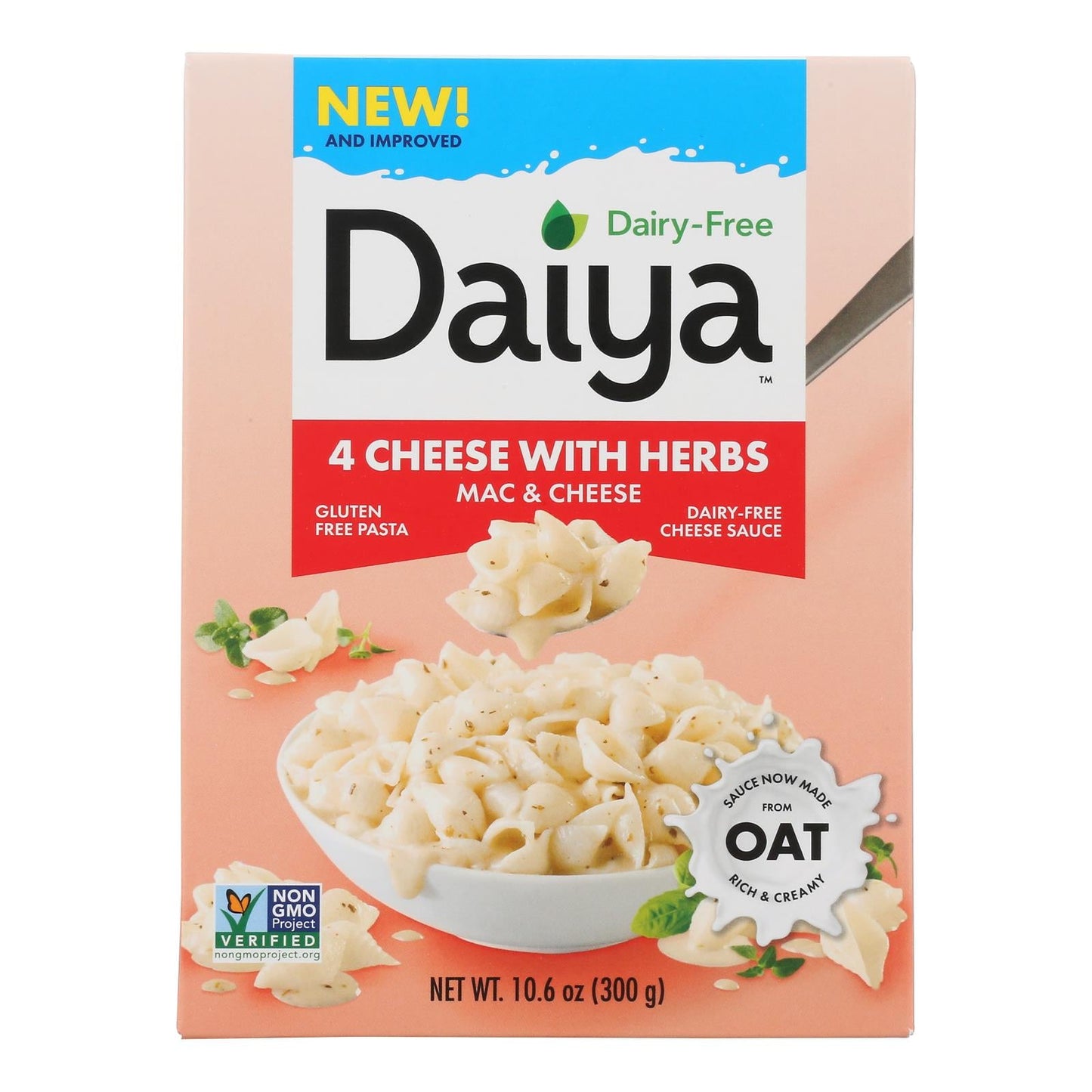 Daiya Foods Four-Cheese with Herbs Cheezy Mac (Case of 8 - 10.6 Oz.)