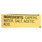 Reese Capers in Brine Capote Style - Case of 12 - 3.5 oz Jars