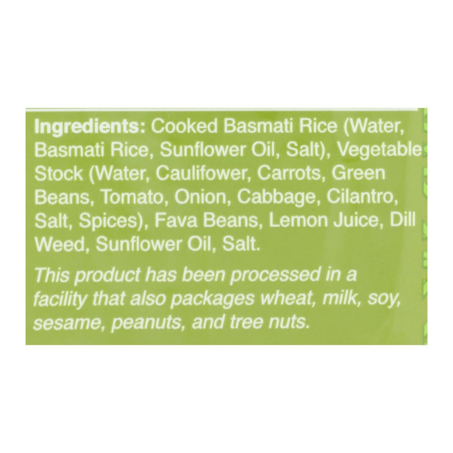 Wild Garden Pilaf with Dill & Fava Beans - Pack of 6 - 8.8 oz.