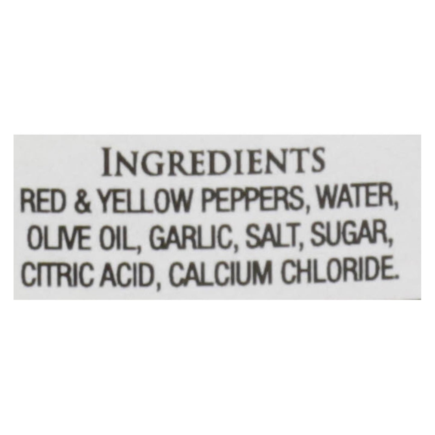 Delallo Red & Yellow Roasted Peppers with Garlic - 12 Oz (12-Pack)