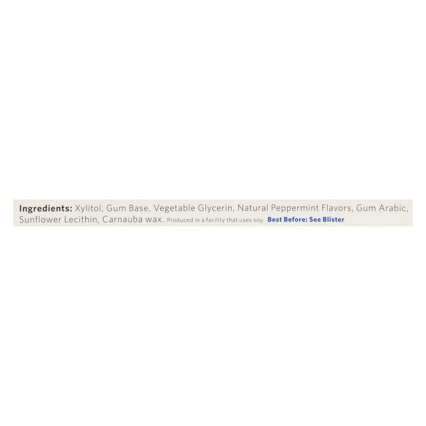 Xylichew Peppermint Gum 12-Pack Countertop Display Box