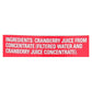 L&A All Cranberry Juice - 32 fl oz
