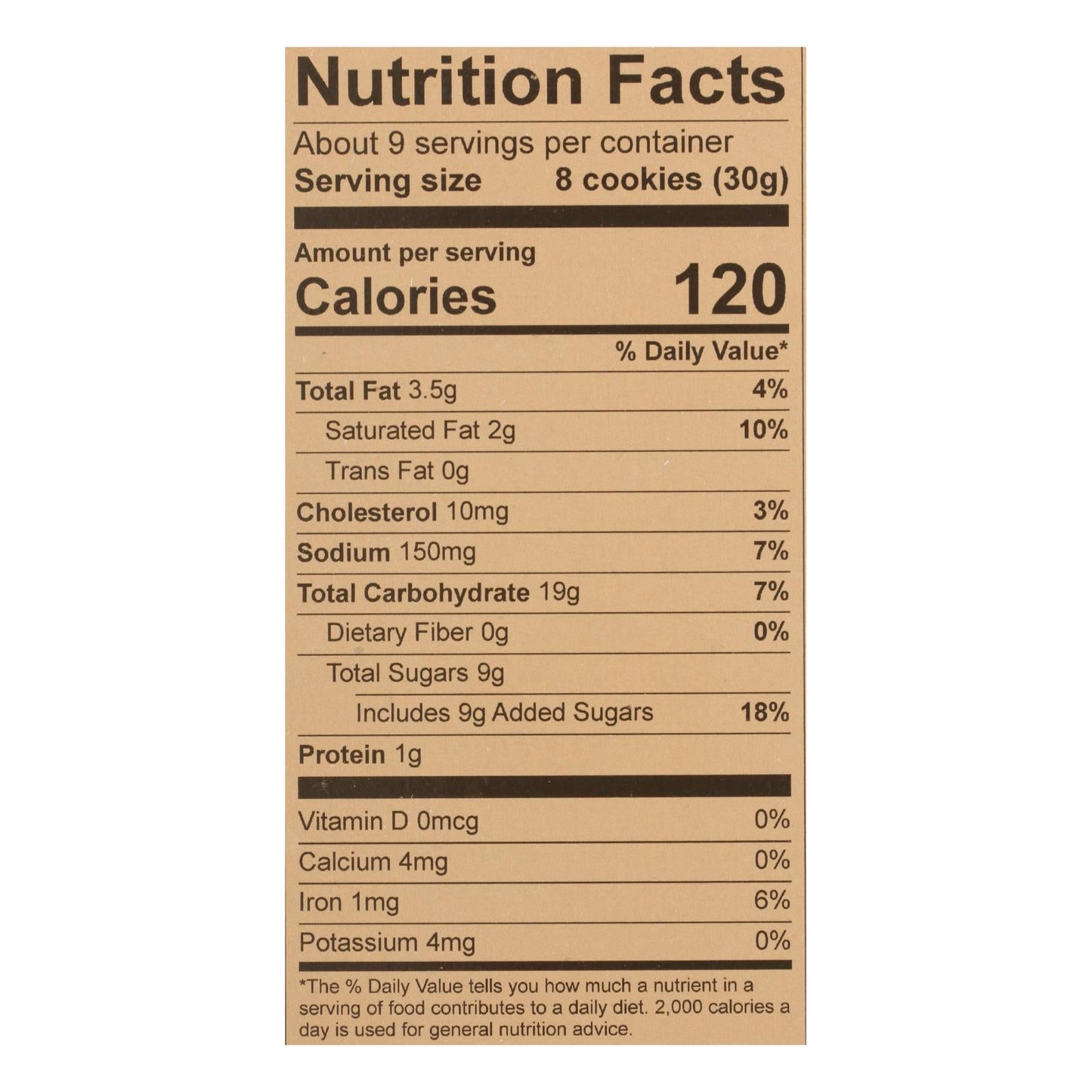 Dewey's Bakery Cookies Thins Salted Caramel, 6-Pack, 9 Oz