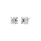 Lab Grown Diamond Solitaire Four Prong Stud Earring 14K by By Adina Eden