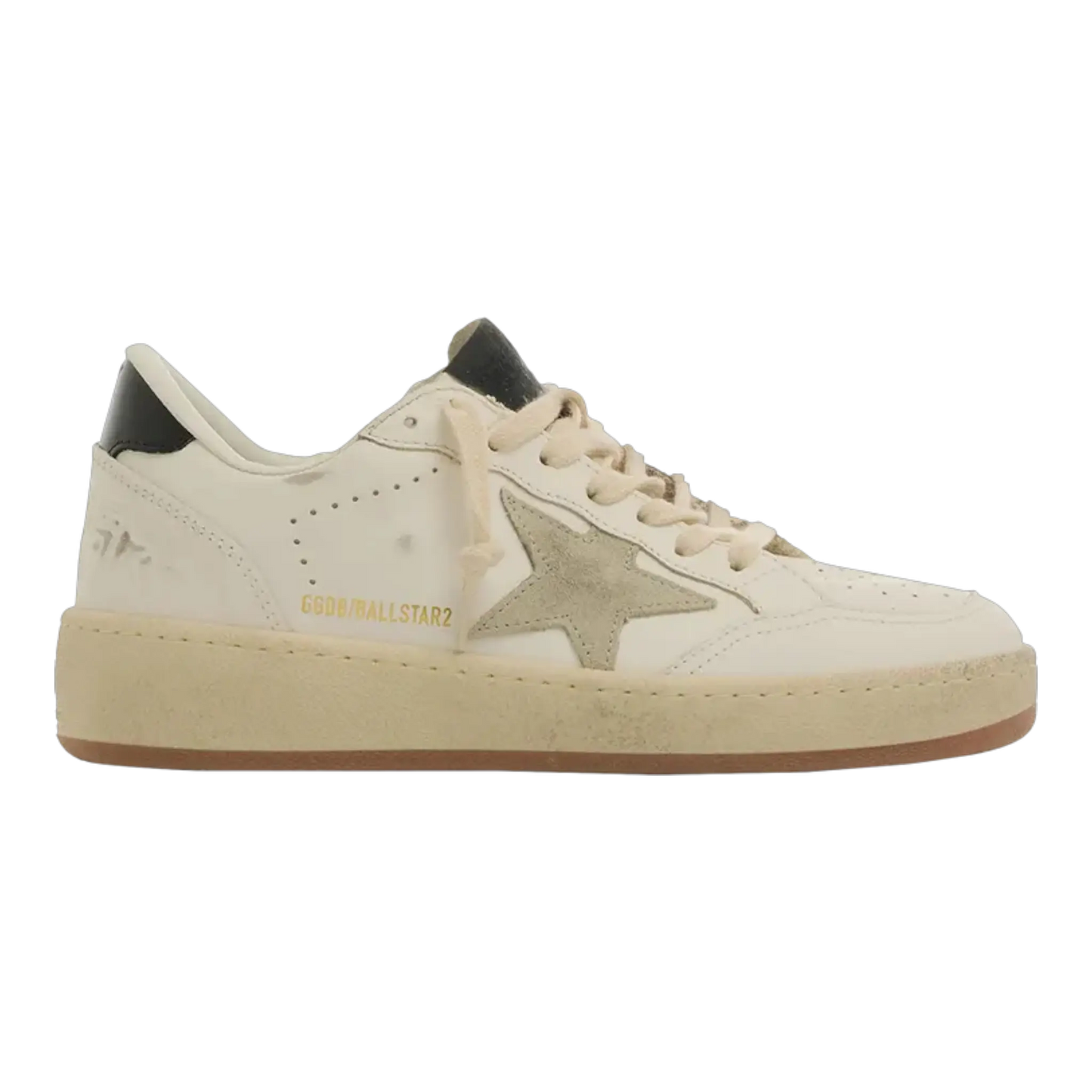 Golden Goose Ball Star 2 Women Sneakers White Ice-Gray Black