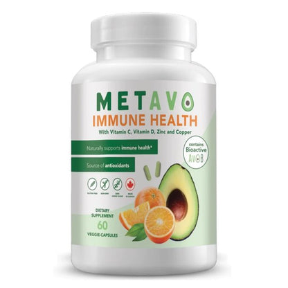 Immune Health Support with Metavo (Pack of 3 - 60 Capsules)