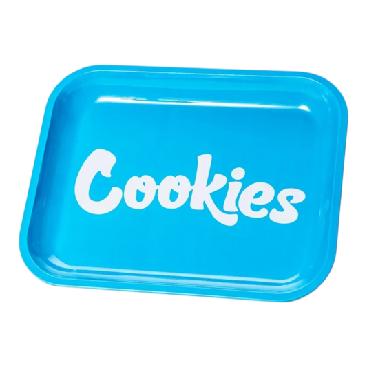 Cookies Small Metal Rolling Tray Unisex Blue