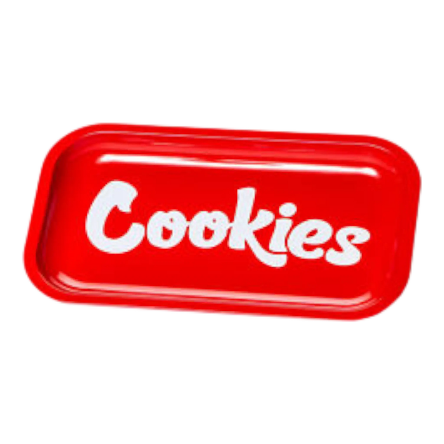 Cookies Medium Metal Rolling Tray Unisex Red