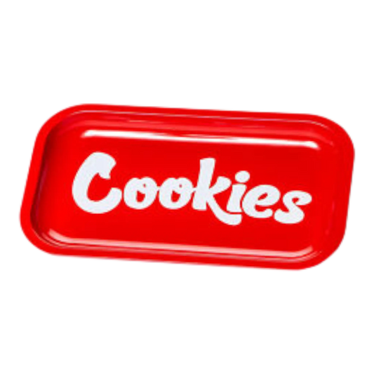 Cookies Medium Metal Rolling Tray Unisex Red