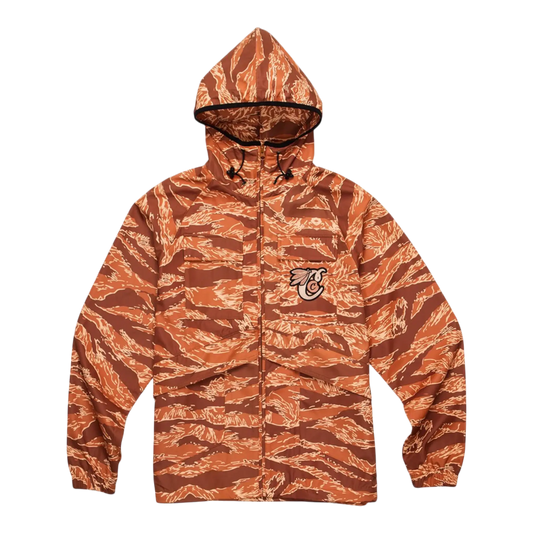Cookies Top Of The Key Tiger Camo Hooded Shell Men Jacket Carmel