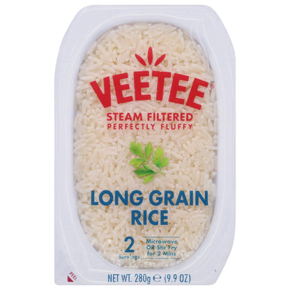 Veetee Dine In Long Grain Rice - Case Of 6 - 10.6 Oz
