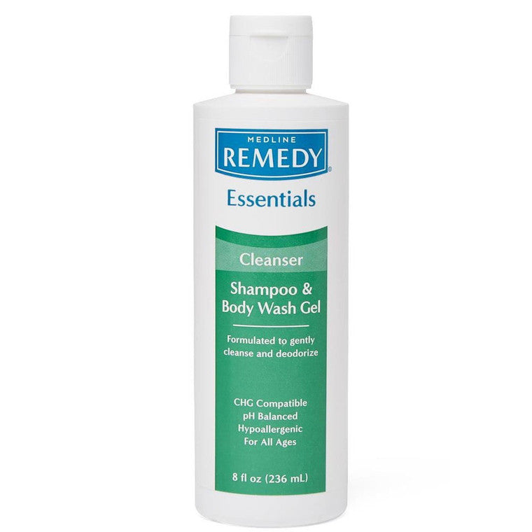 Medline Remedy Cleanse Shampoo & Body Wash Fresh  8 Oz