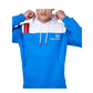 Sergio Tacchini Tingo Archivio Men Hoodie Palace Blue/White