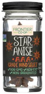 Frontier Natural Products Coop Star Anise Hand Select - 0.46 Oz