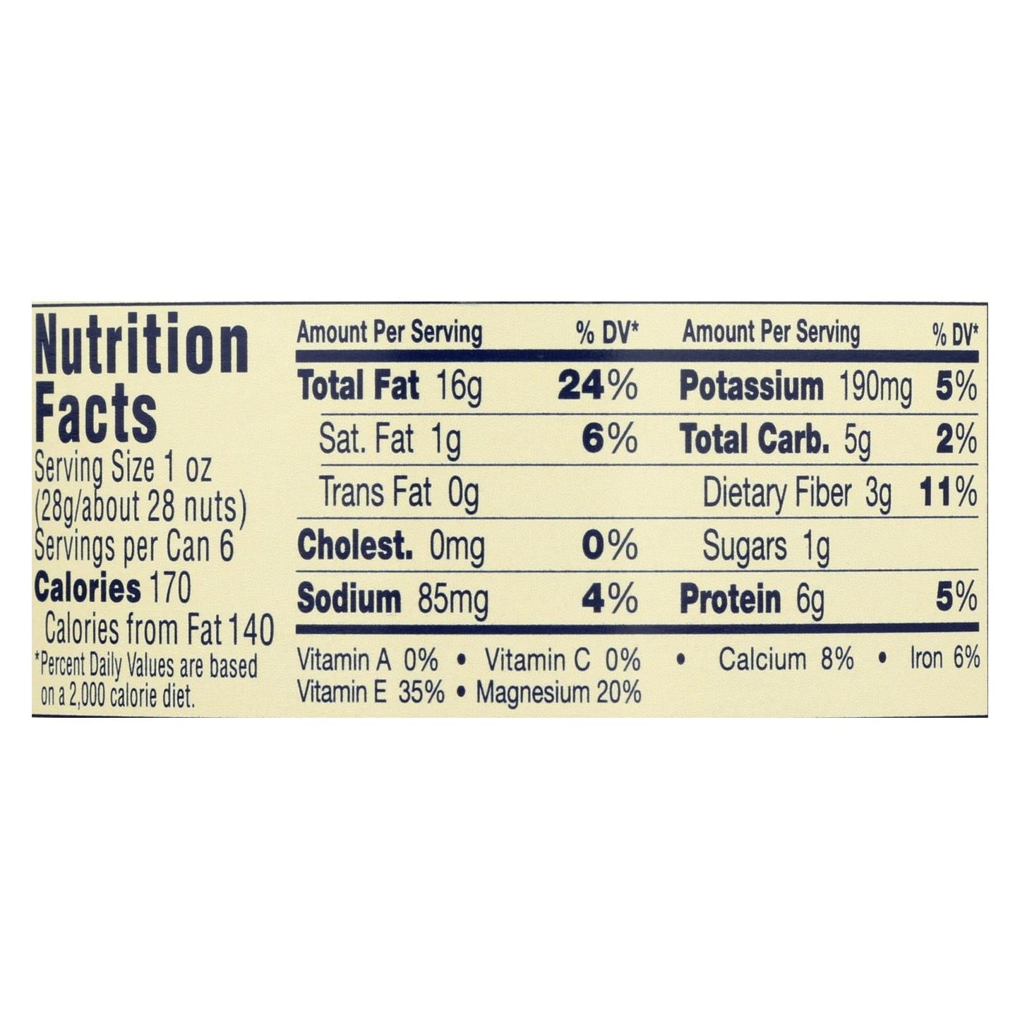 Blue Diamond 6 Ounce Roasted Sea Salt Almonds (Pack of 12)