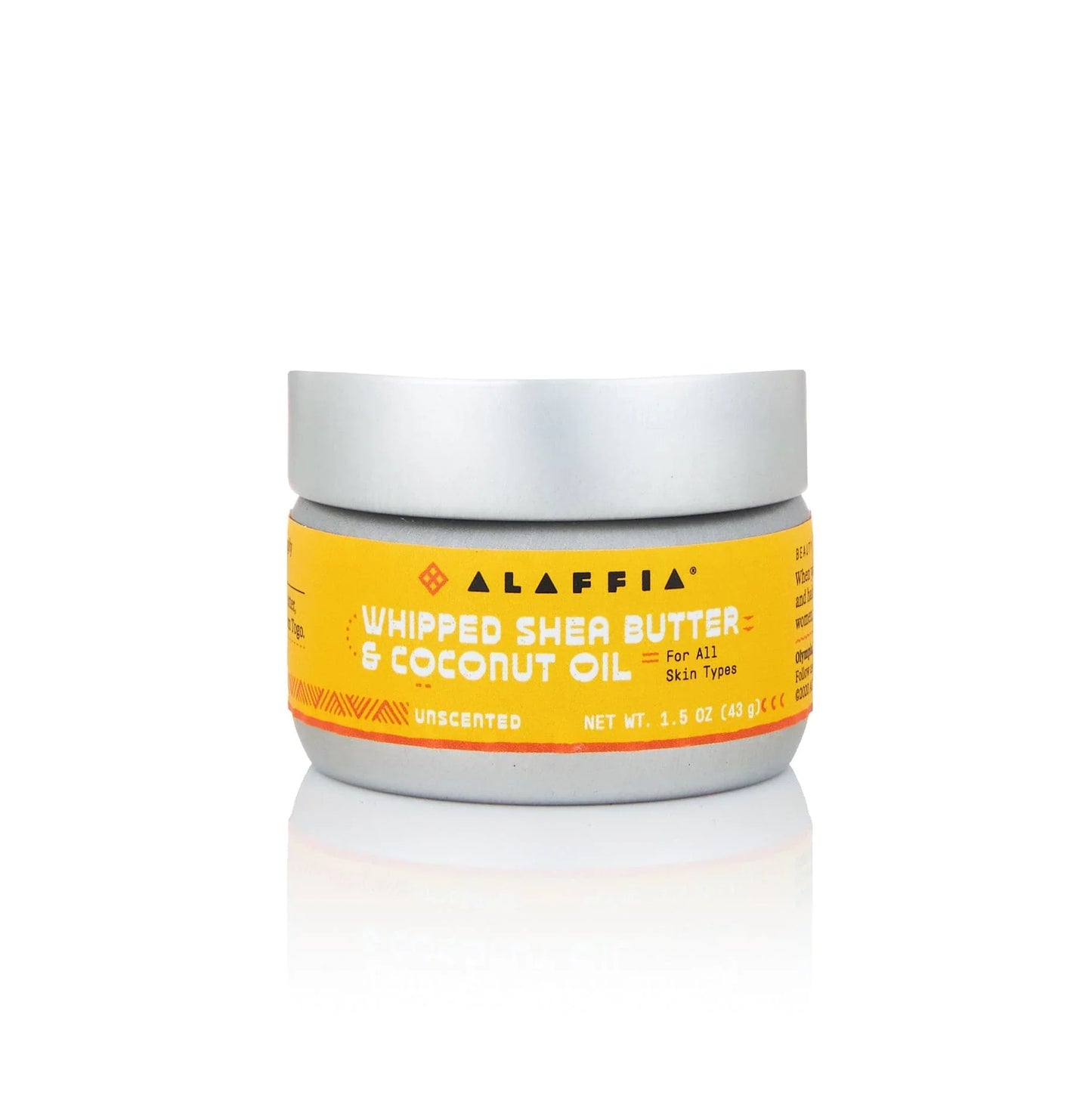 Alaffia Unscented Whipped Shea Butter - 1.5 oz