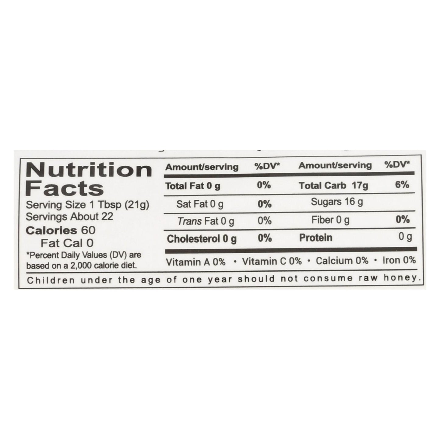 Sage Infused Bloom Honey - 16 Oz. Case of 6