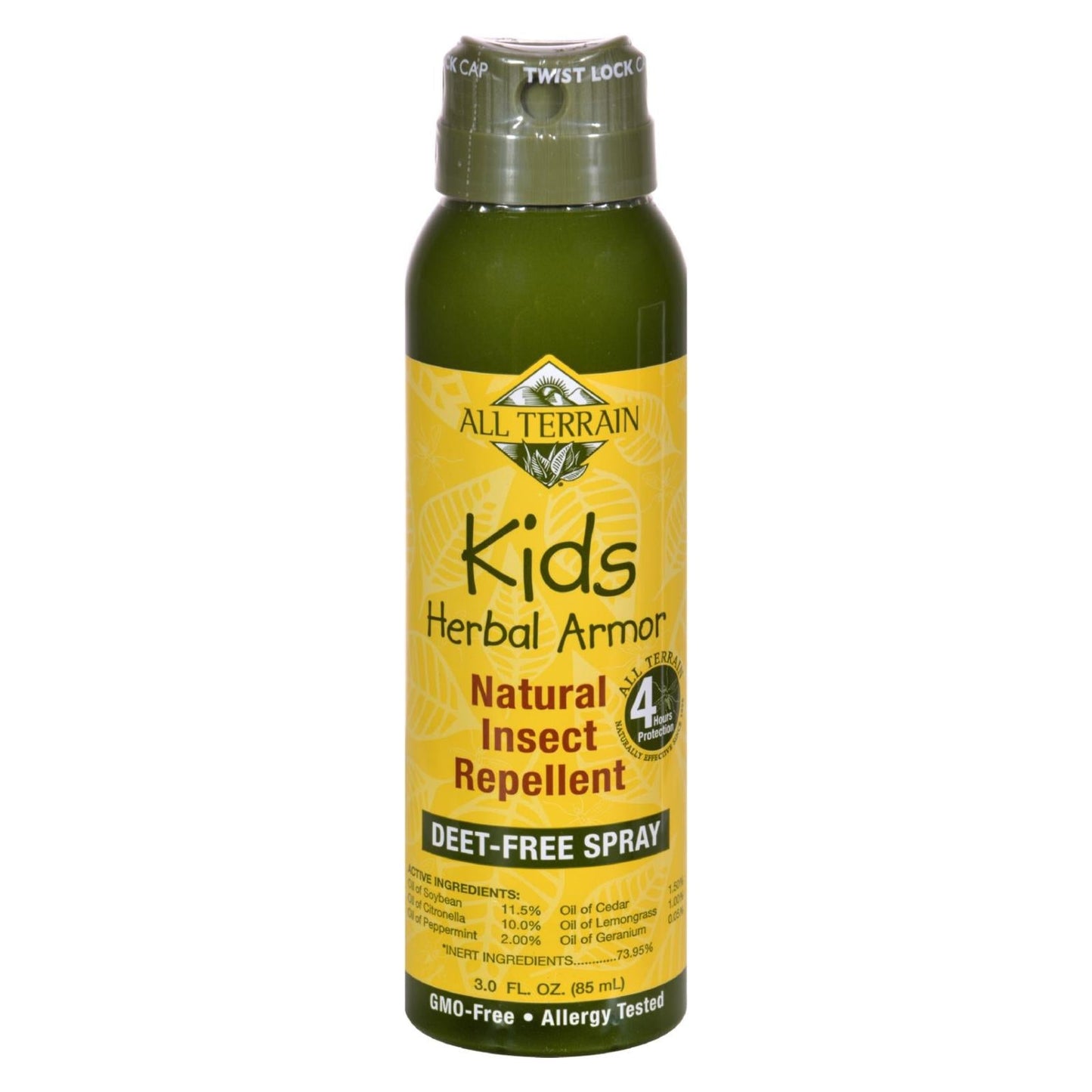 All Terrain Herbal Armor Natural Insect Repellent for Kids, Continuous Spray, 3 oz