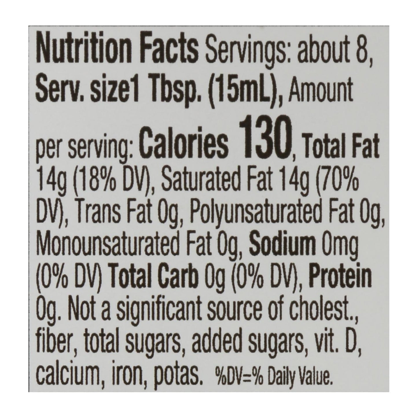 International Collection Liquid Coconut Oil, 4.23 Fl. Oz. (Case of 8)