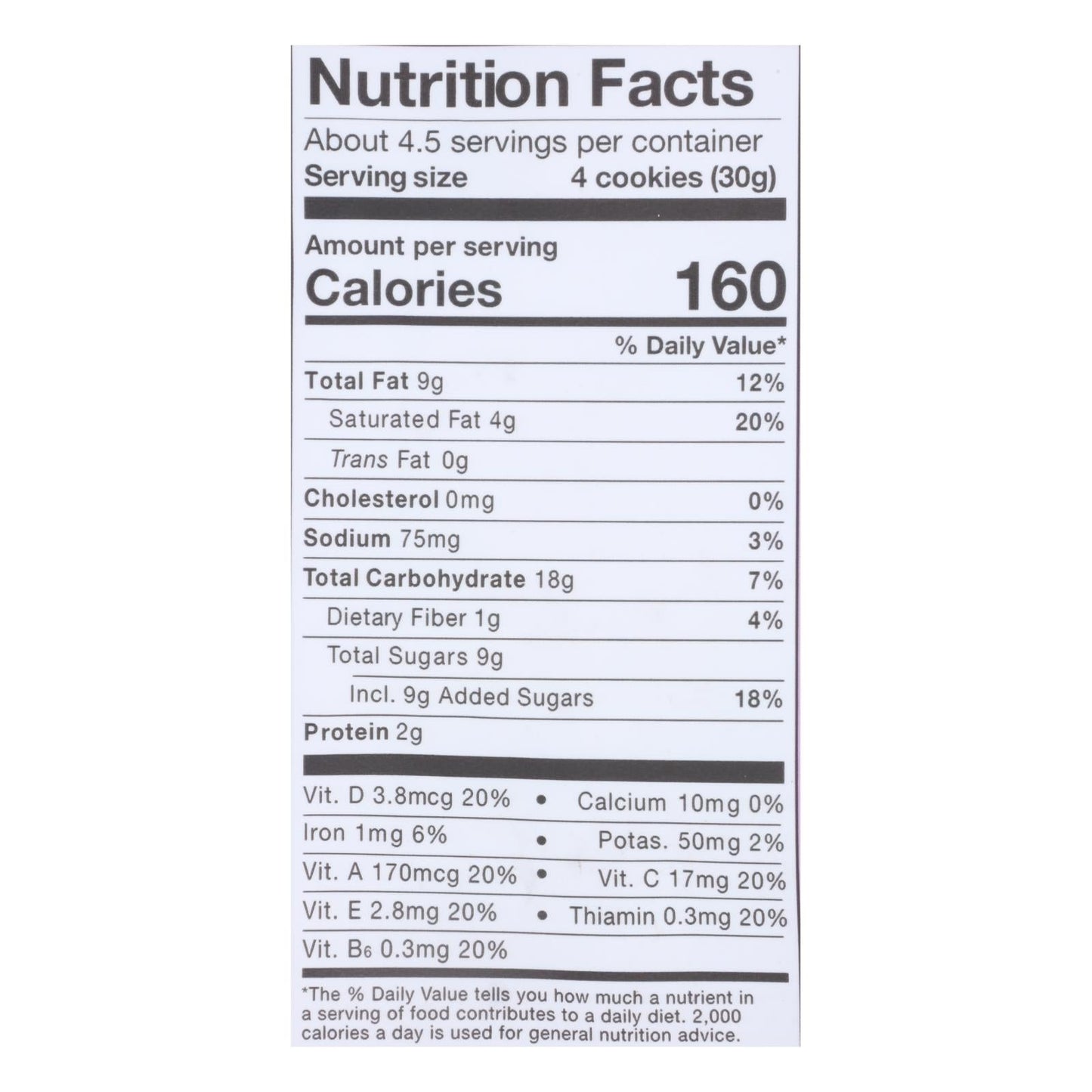 Made Good Double Chocolate Cookies, 5 Oz - Pack of 6