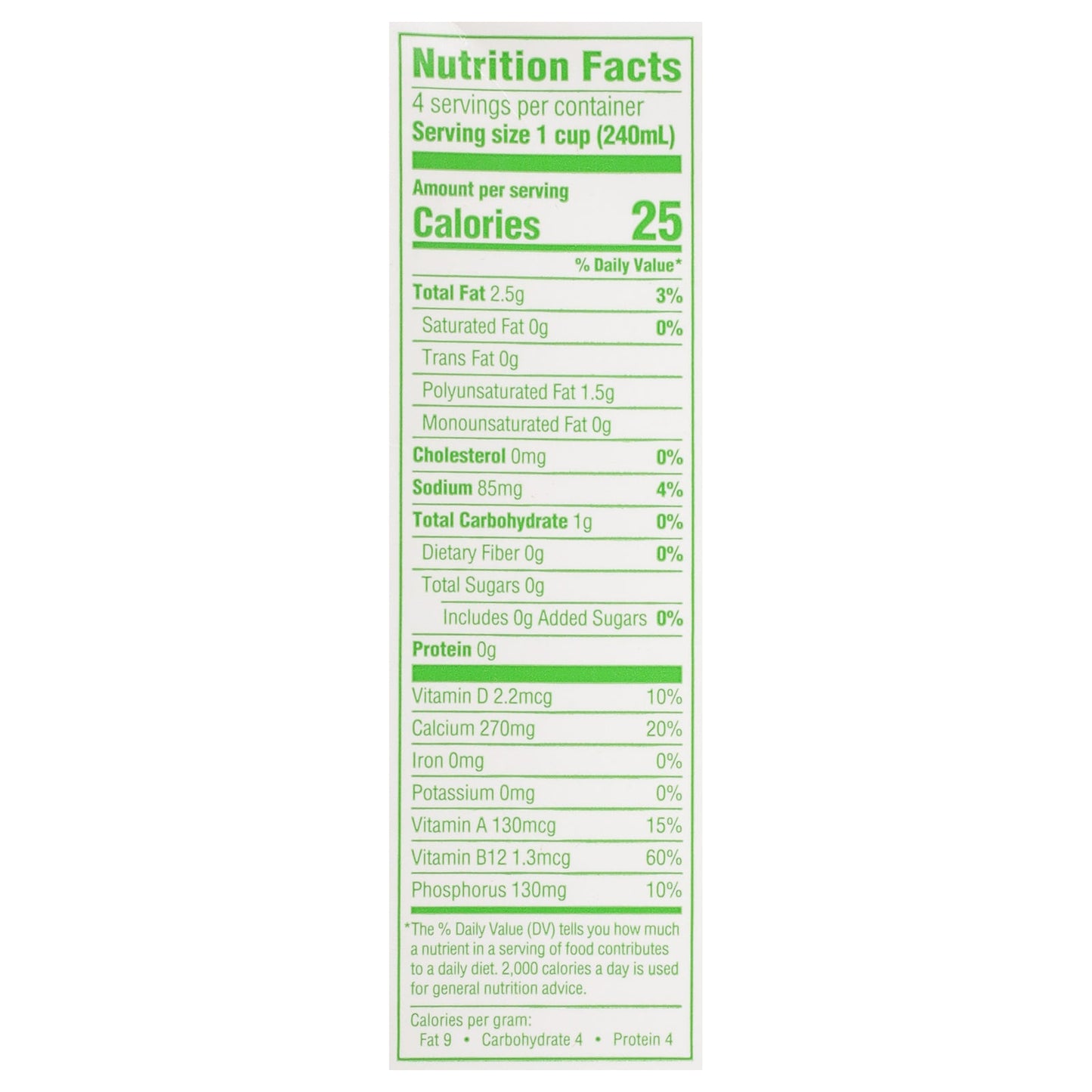 Good Karma Flaxmilk Unsweetened, Case of 6 - 32 Fl Oz