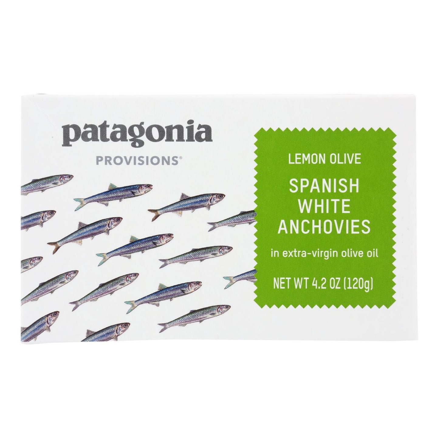 Patagonia Provisions Case of 10 Lemon Olive Oil Anchovy Tins, 4.2 Oz Each