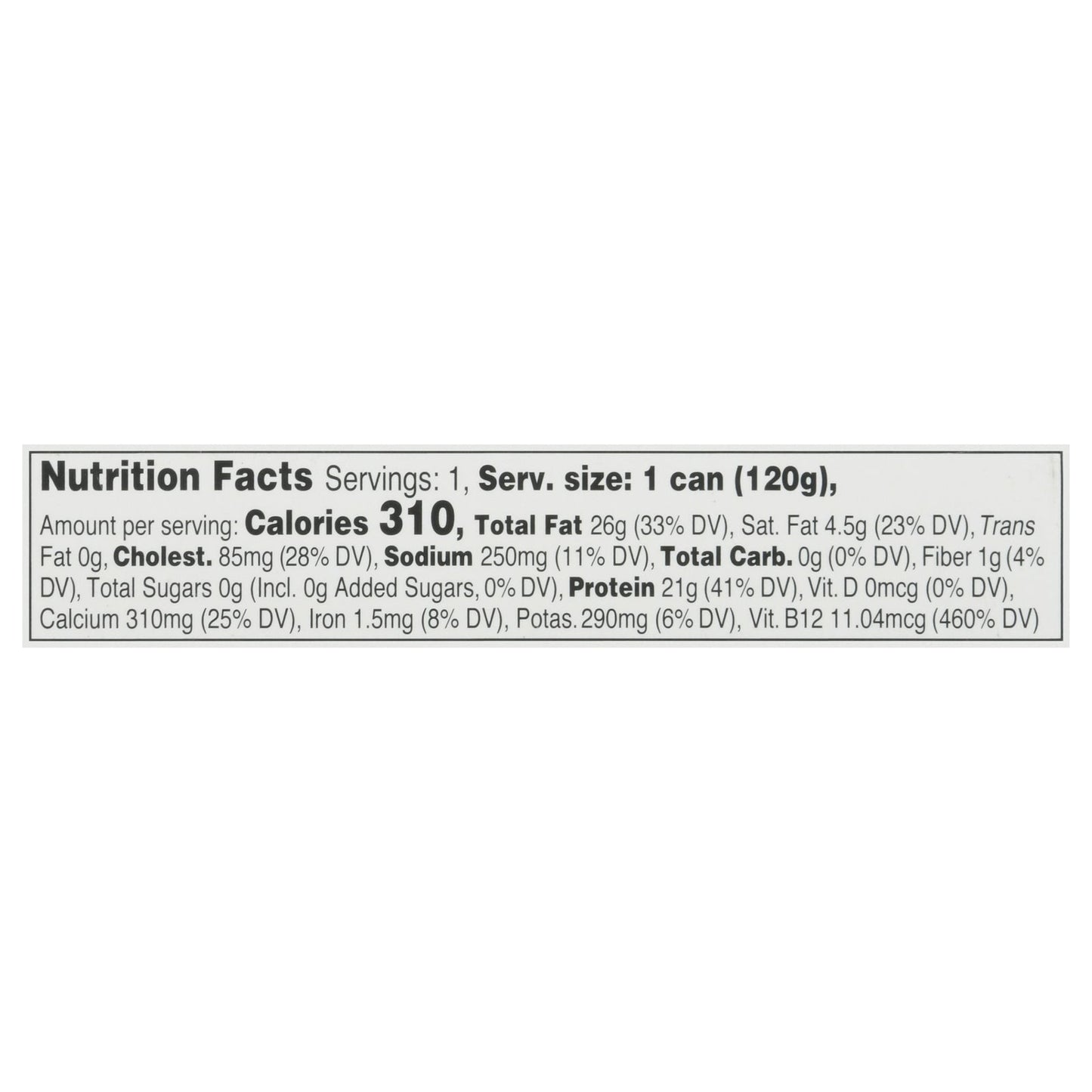 Patagonia Provisions Case of 10 Lemon Olive Oil Anchovy Tins, 4.2 Oz Each
