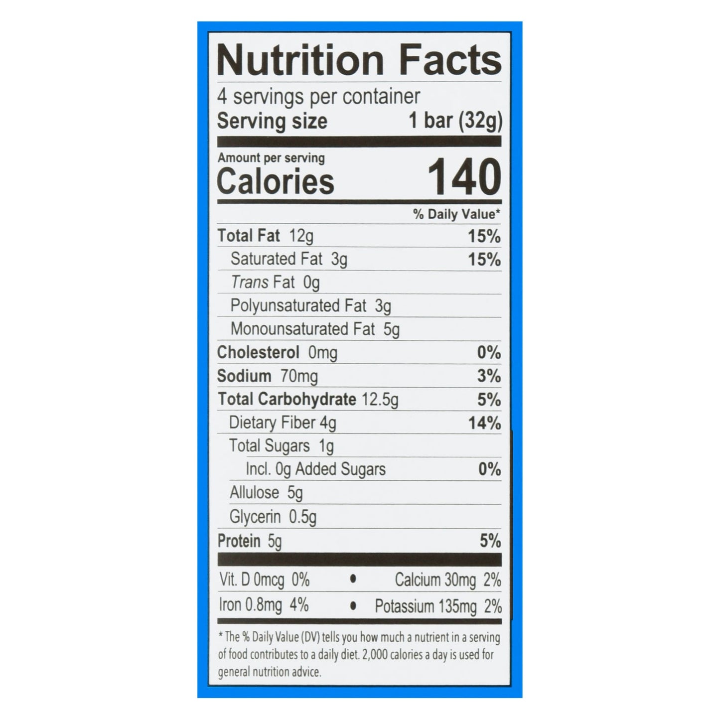 Munk Pack Keto Bbry Almond Vanilla Bar - 6 Pack - 4/1.12 oz