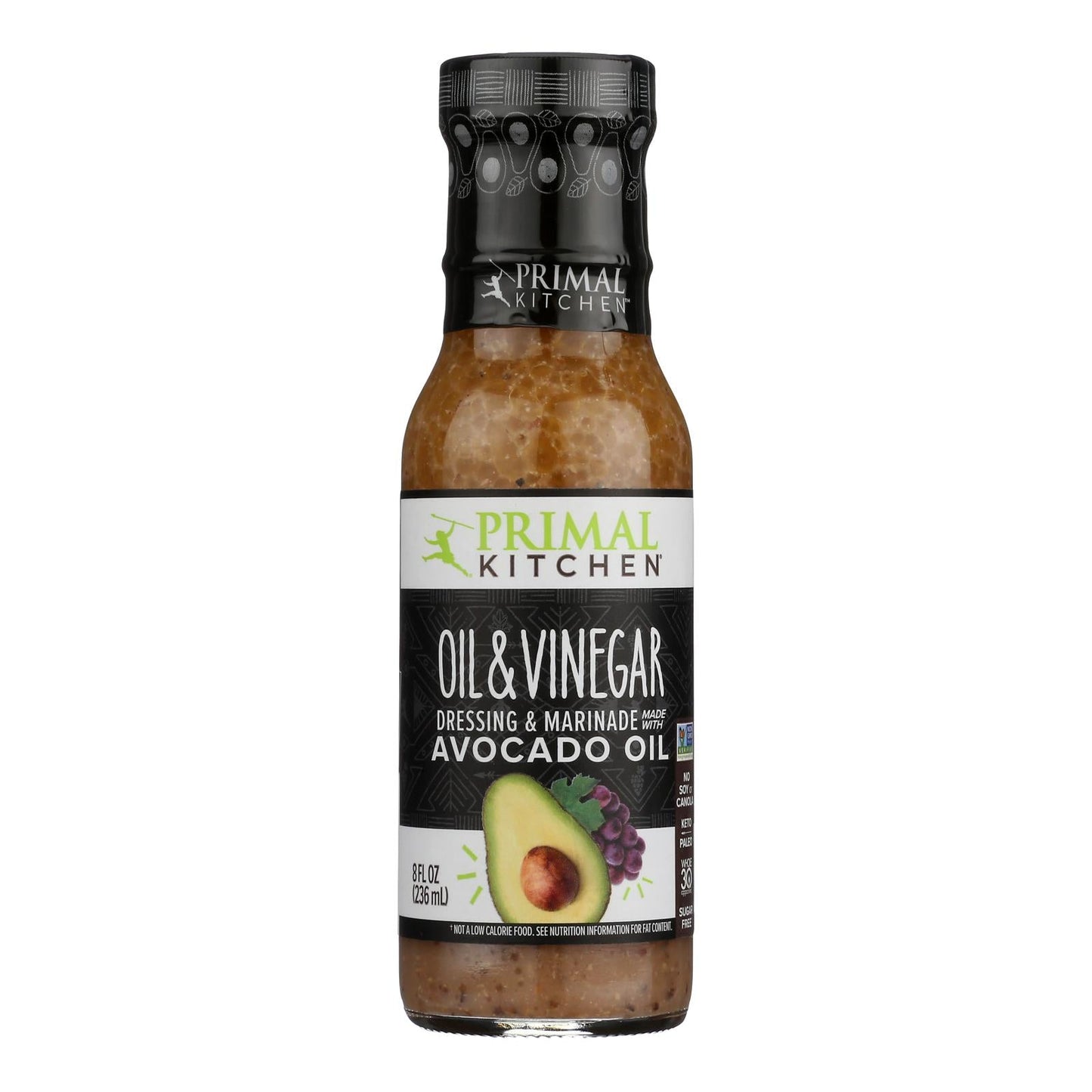 Avocado Oil & Vinegar Vinaigrette, 6 - 8 Fl. Oz. Bottles by Primal Kitchen